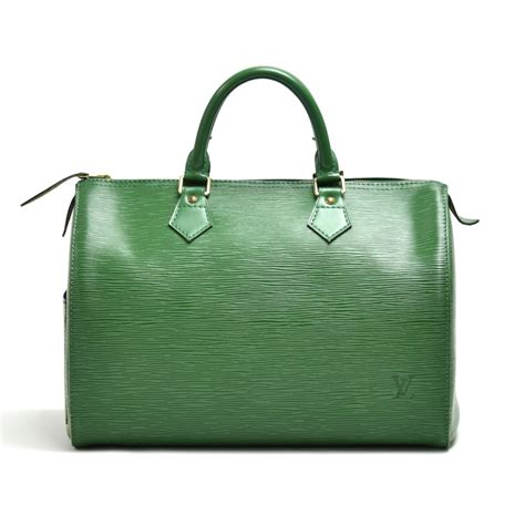 louis vuitton speedy bag green